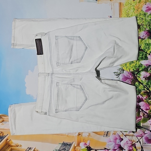 All Saints White Distressed Textured Low Waisted Skinny Jeans Size 28x34 - Picture 8 of 8